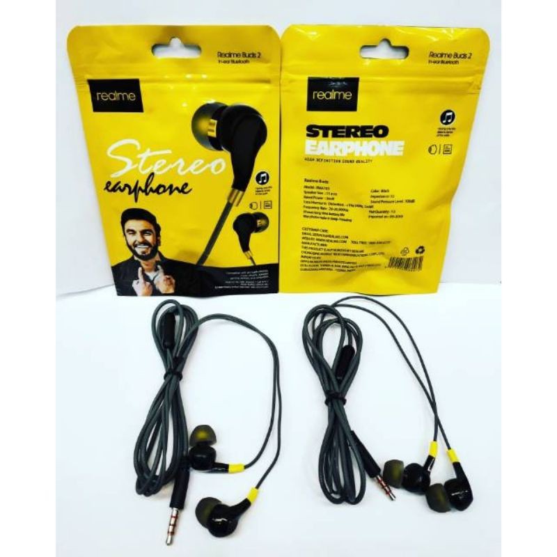 Headset Realme Buds 2 Stereo Earphone Realme RM103