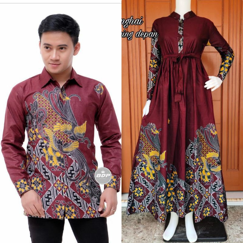Couple batik asmara linggar srg 7 by Suryandhanu 4666784743886 Couple L - Fit X seharga-CP KMJ KENARI MARON