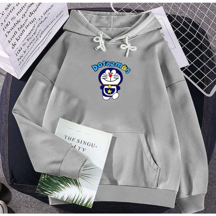 Hoodie Doraemon Sweater Hoodie Gaya Terbaru Bahan Fleece