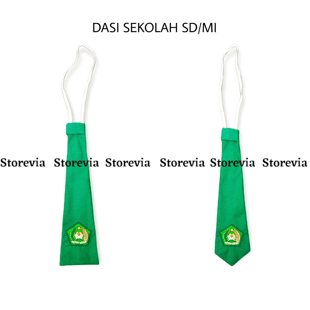 Dasi sekolah MI warna hijau