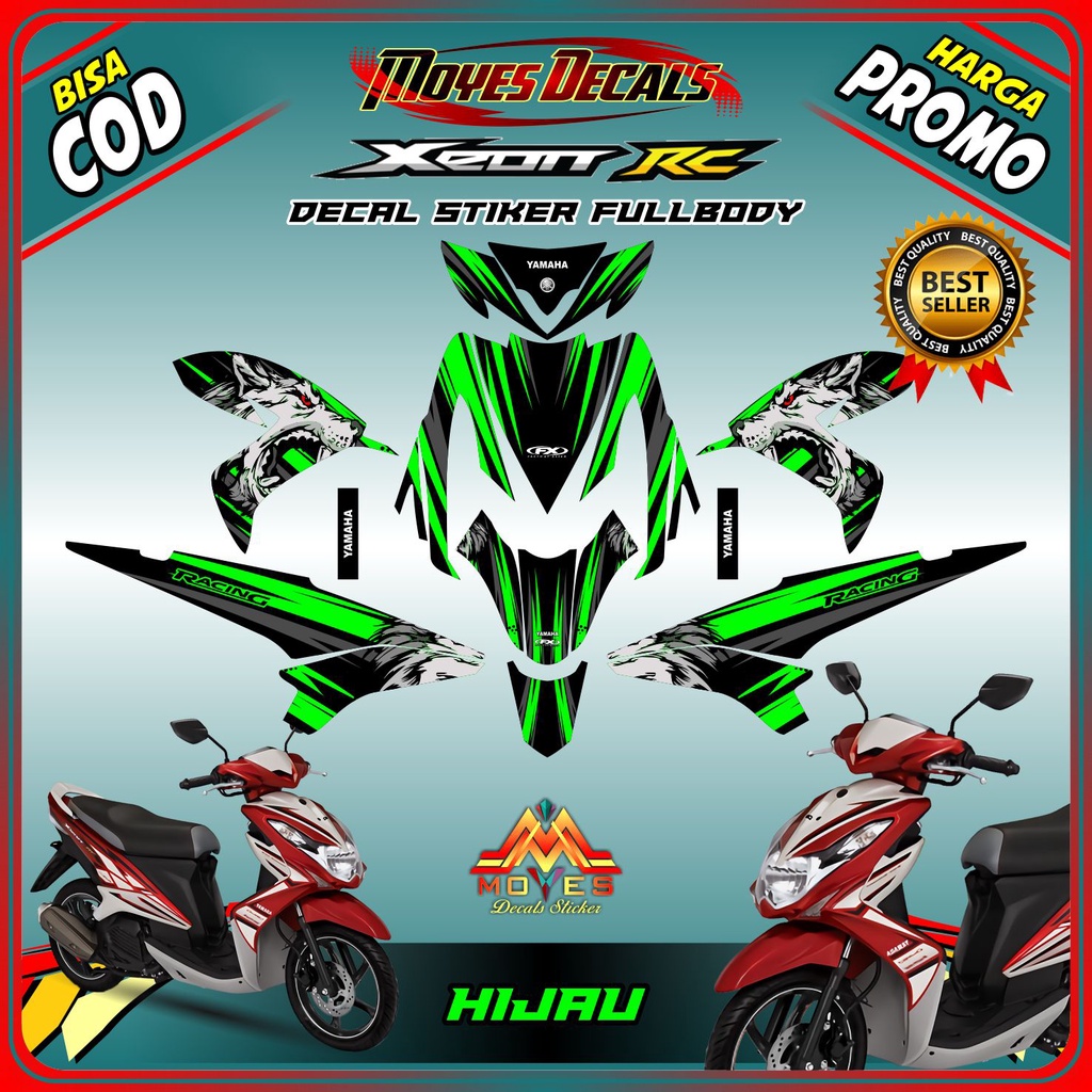 decal xeon rc decal motor yamaha xeon rc stiker motor xeon rc decal stiker motor xeon rc karbu sriga