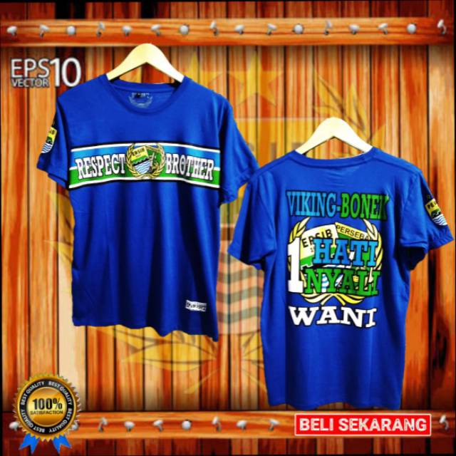 Kaos viking bonek resfect persib persebaya murah pria wanita XXL