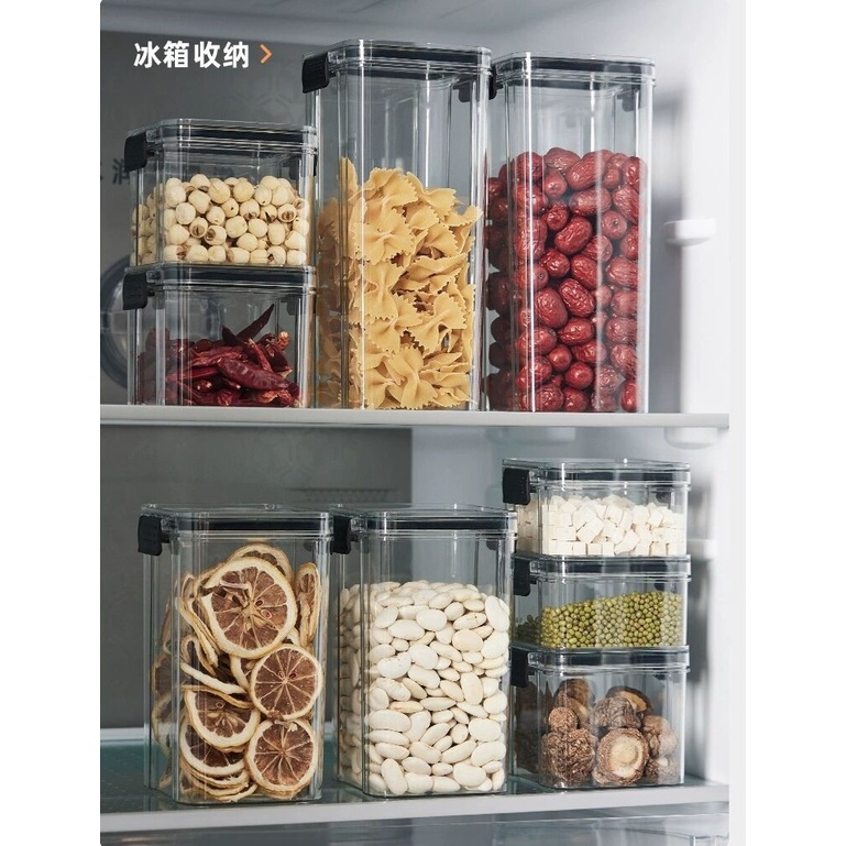 Toples Penyimpanan Cereal Kontainer Makanan Storage Jar Tempat Bumbu