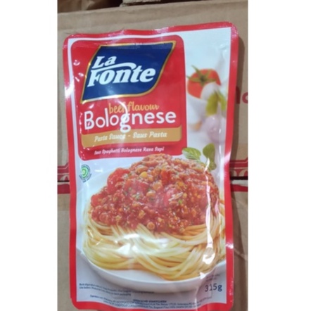 

LA FONTE Beef Flavour Bolognese Pasta Sauce (Saus Pasta) 315gr