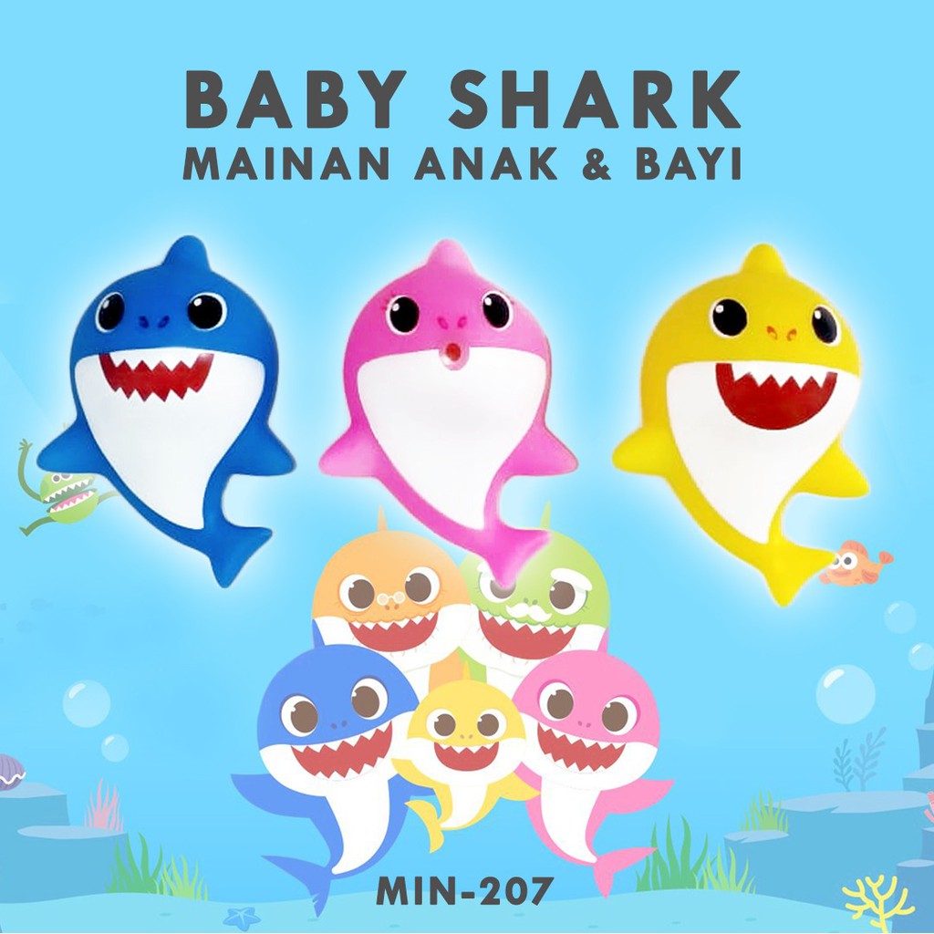  Mainan  Edukatif Anak  Musikal Bayi  Hiu Baby  Shark  Bisa 