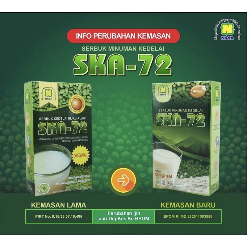 

SERBUK KEDELAI ORGANIK ORIGINAL NASA - SKAO - SKA 72