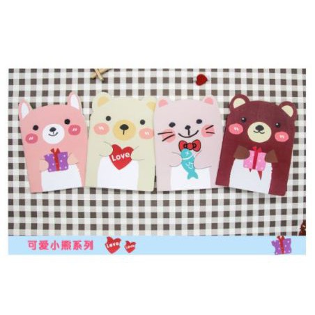 

Buku Tulis Notebook A6 Gambar Cover Animal Bear Piggy Cat