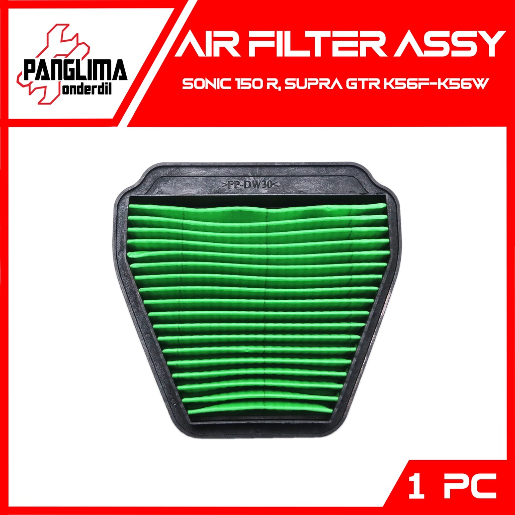 Filter Udara Sonic 150R-150 R &amp; Supra GTR K56-K56F-K56W Saringan-Busa Hawa-Air Assy