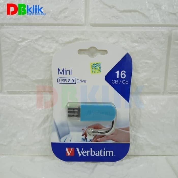 Verbatim Mini USB Drive 16GB | Blue