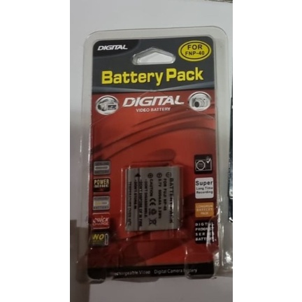 Baterai/Battery Fujifilm Np-40 For Charger Bc-40
