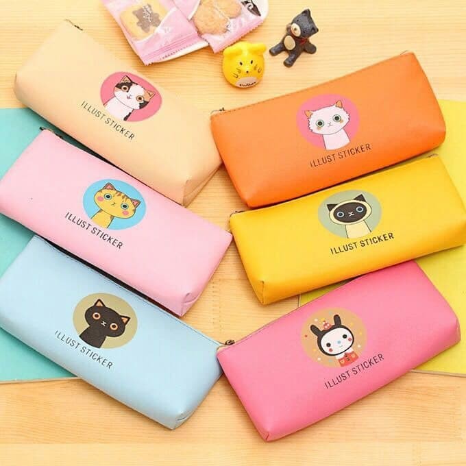 

Tempat Pensil Model Kucing Imut / Pencil Box Unik