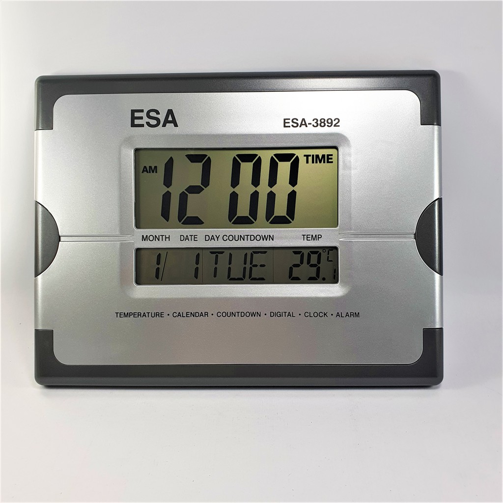 LED ESA 3892 / Jam Meja Digital / Jam Dinding Digital 3892