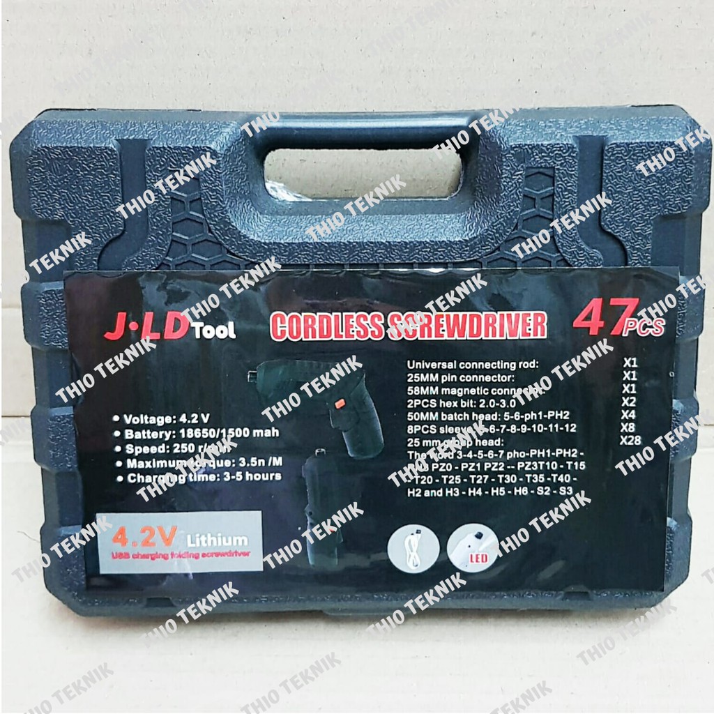 JLD - Cordless Screwdriver / Obeng