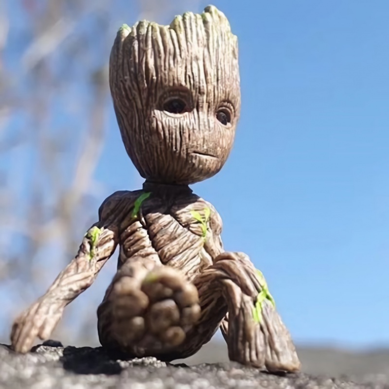 Mainan Action Figure Groot Marvel Avengers Guardians Of The Galaxy Ukuran 6cm