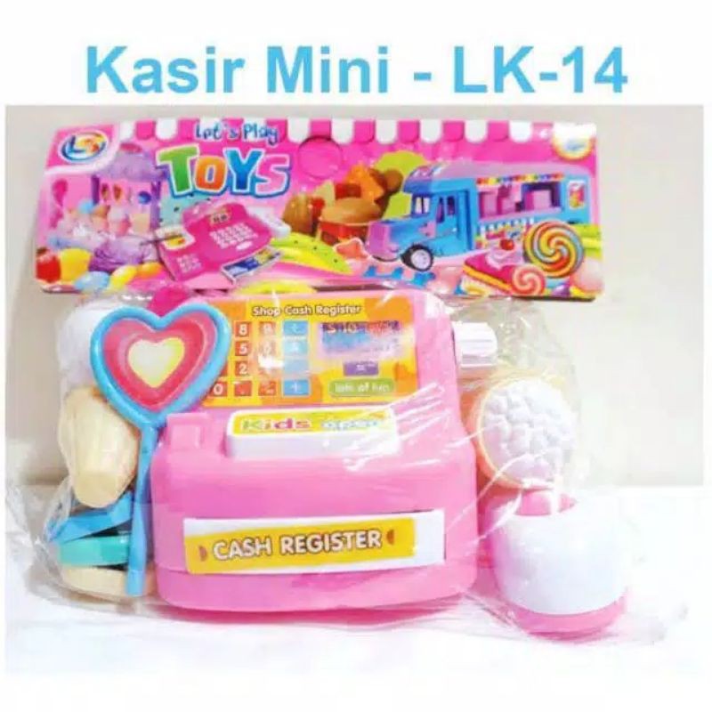 Mainan Kasir Kasiran Mini LK 14 Happy Shop Es Krim / Kue