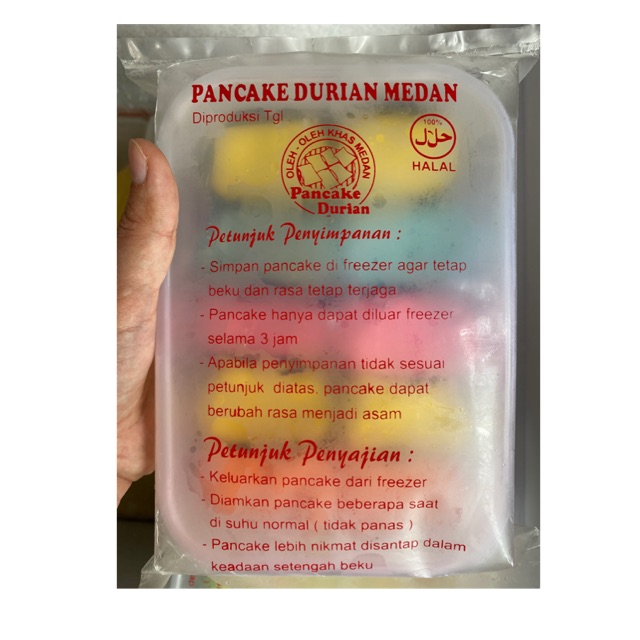 

Pancake Durian Medan isi 10