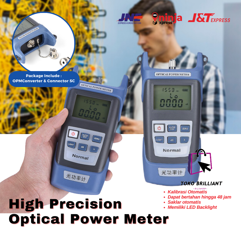 Optical Power Meter OPM Alat Pengukur Daya Fiber Optic [Bisa Bayar Ditempat / COD]