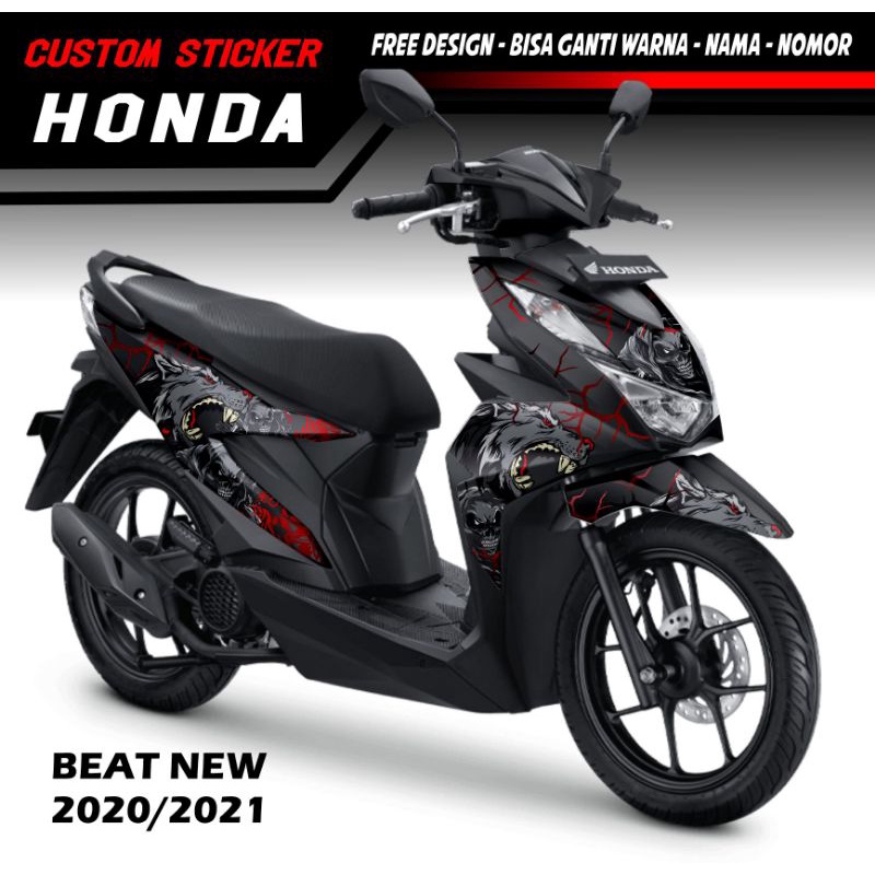 stiker decal motor Honda beat new 2020/2021