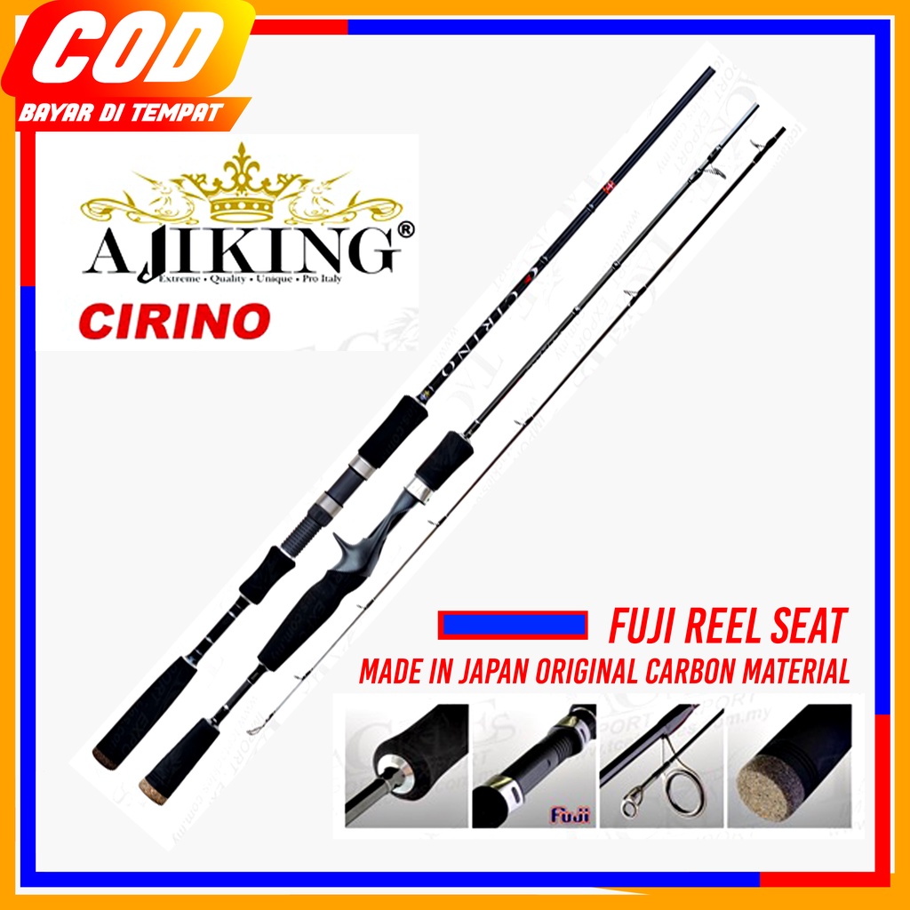 JORAN PANCING BC SPINNING AJIKING CIRINO ARBON MATERIAL ORIGINAL JAPAN FUJI REEL SEAT