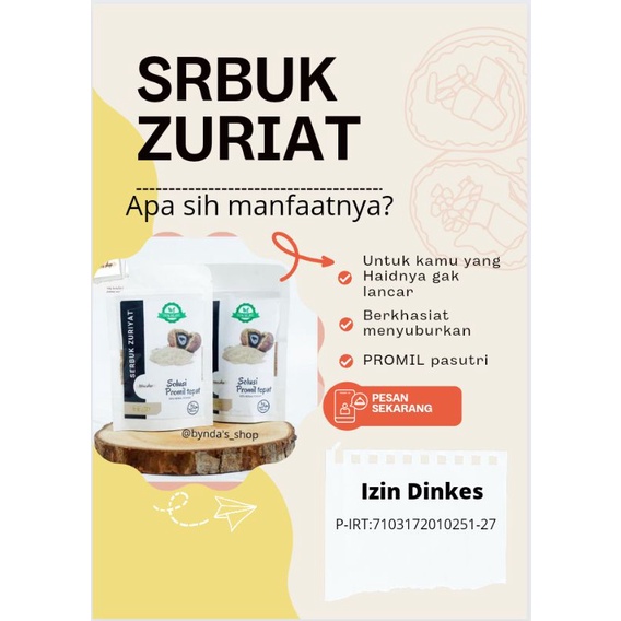 

(VIRAL TIKTOK) PROMIL MANJUR SERBUK ZURIYAT/ZURIAT asli Mesir by NDA's shop