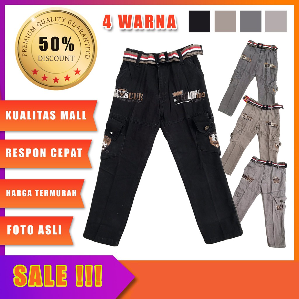 CELANA CARGO PANJANG ANAK / CELANA JEANS ANAK / MODEL TERBARU/ LEVIS /DISTRO / KATUN/ CELANA PANJANG
