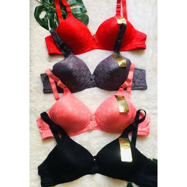 12 PCS Bra BH  Busa tanpa kawat JUMBO / BH fashion Art OIMO