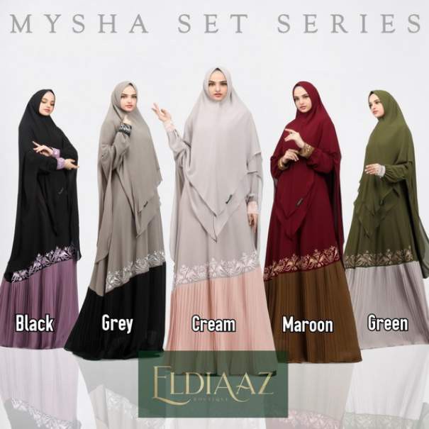Gamis MYSHA SET Original by ELDIAZ