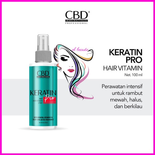 {BPOM} CBD Keratin Pro Shampo/Conditioner/Hair Mask/Vitamin Spray