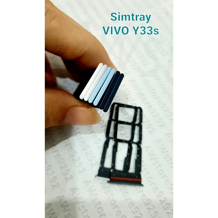 Slot Tempat Dudukan Kartu Sim card Lock Simtray Sim Tray VIVO Y33s