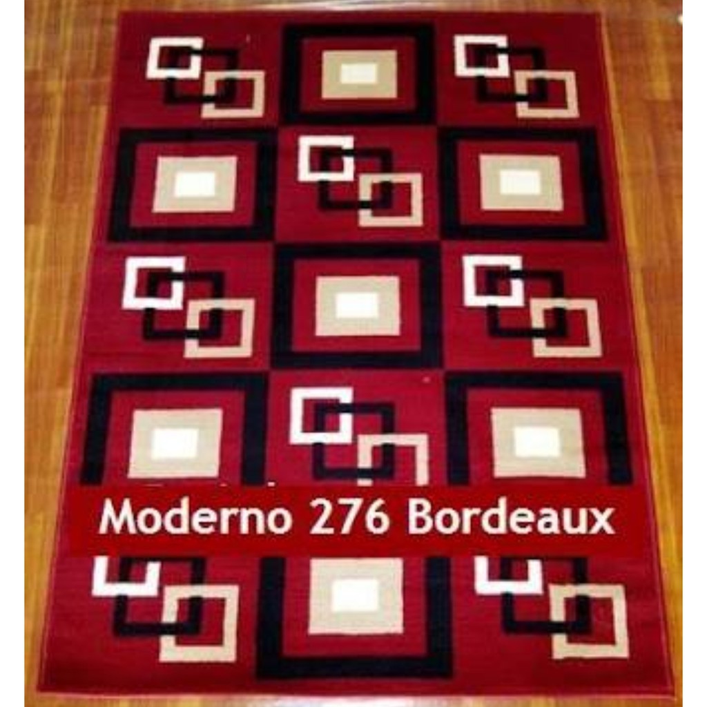 KARPET MODERNO KHUSUS MTF 276 BORDEUX UK 160X210