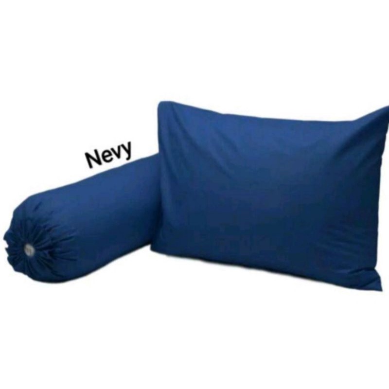 Sarung bantal dan sarung guling murah katun premium polos harga untuk sepasang(2 pics