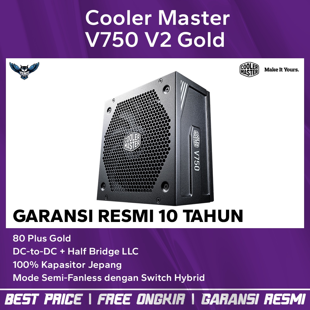 PSU Cooler Master V750 V2 80+ Gold | Full Modular Power Supply 750W