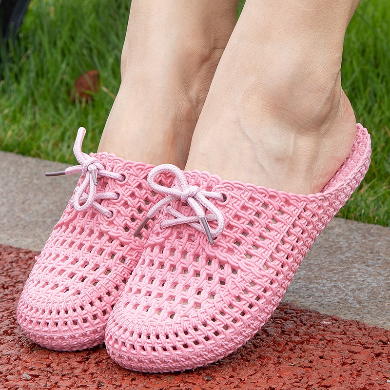 ♕ ❀ Chingu ❀ SA005 Sandal EVA Motif Pita / Sendal Slop Santai Wanita Karet Rubber Empuk Fashion Korea Import