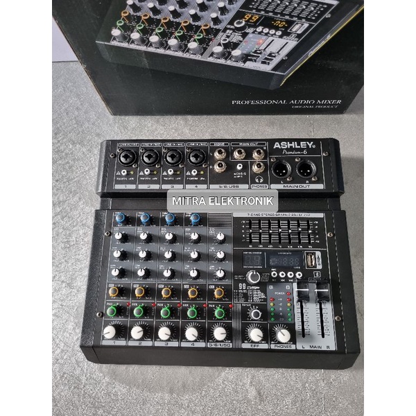 Mixer Ashley Premium 6 New 99 DSP mixer Ashley 6 channel Premium 6 Orignal 99 DSP New
