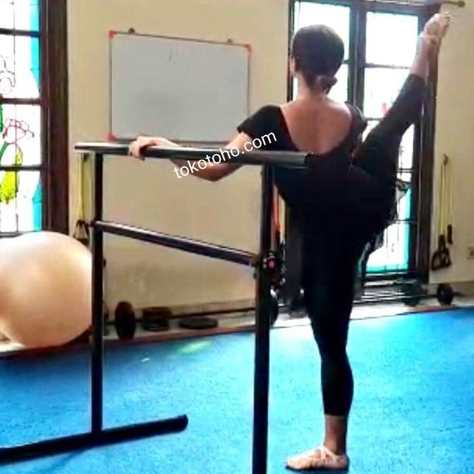 Ballet Barre Besi Pegangan Latihan Ballet Adjustable dan Kokoh