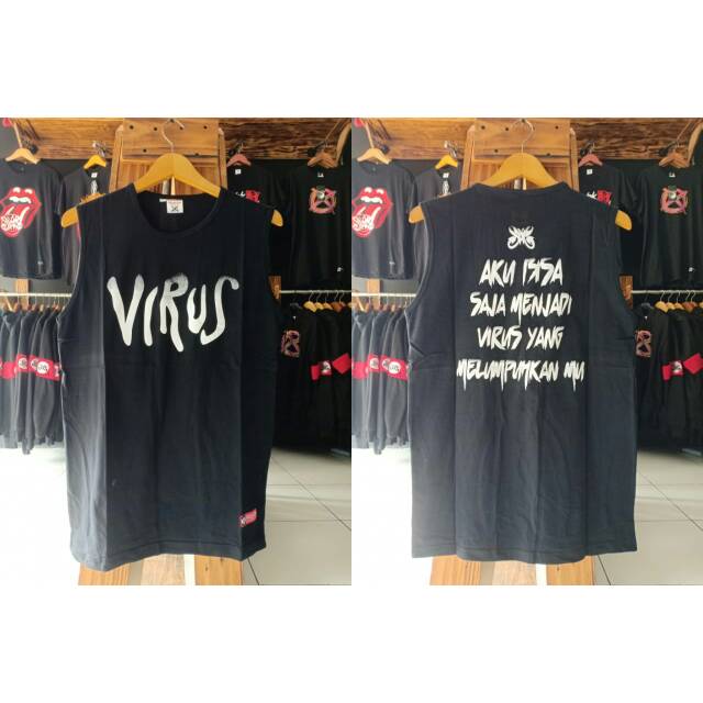 SINGLET SLANK - LEKBONG - VIRUS - 100% ORIGINAL - FUNGKY JUNGKY STORE