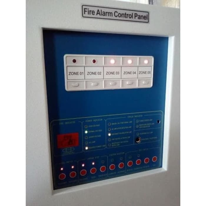 FIRE ALARM PANEL CONTROL HOOSEKI 5 ZONE PANEL SMOKE 5 ZONE