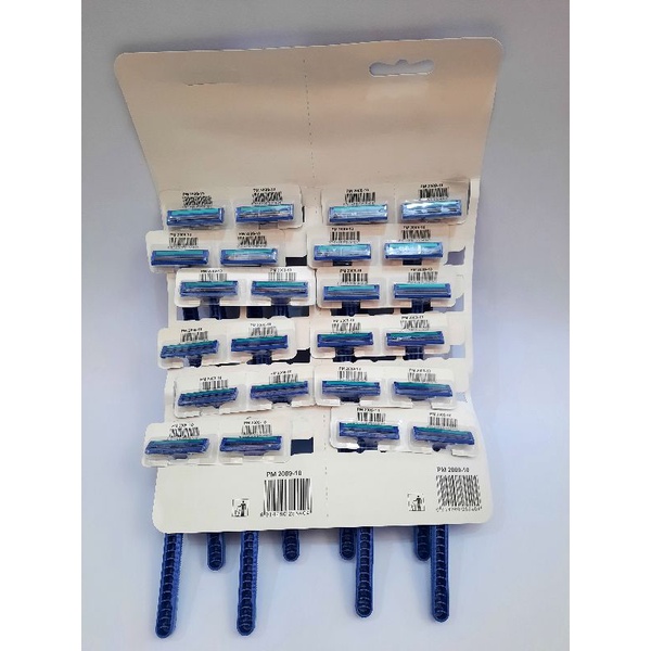 Cukur Kumis Pearlmax Biru Mata 2 GROSIR (1lembar/24pcs)