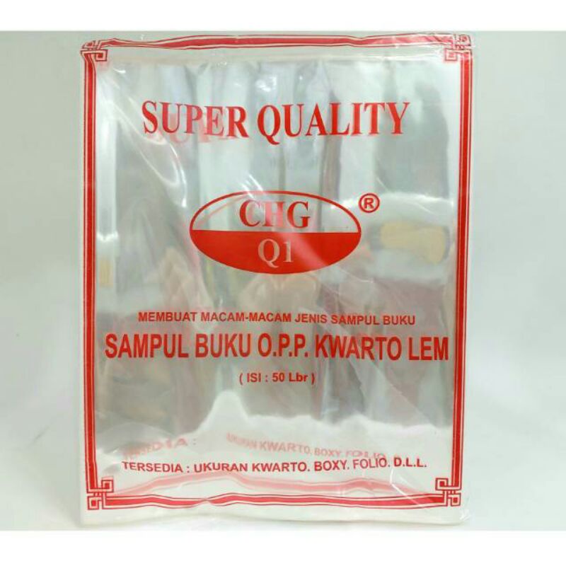 

20 pcs 10 pcs Sampul Plastik Bening OPP Ukuran Kwarto Folio / Sampul Buku Tulis / Sampul Bening Buku Tulis