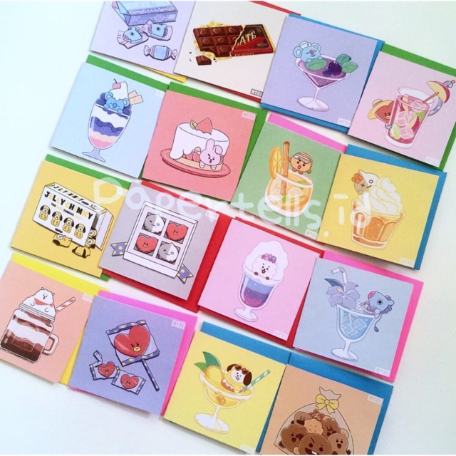 Kartu Ucapan Ulang Tahun BT21