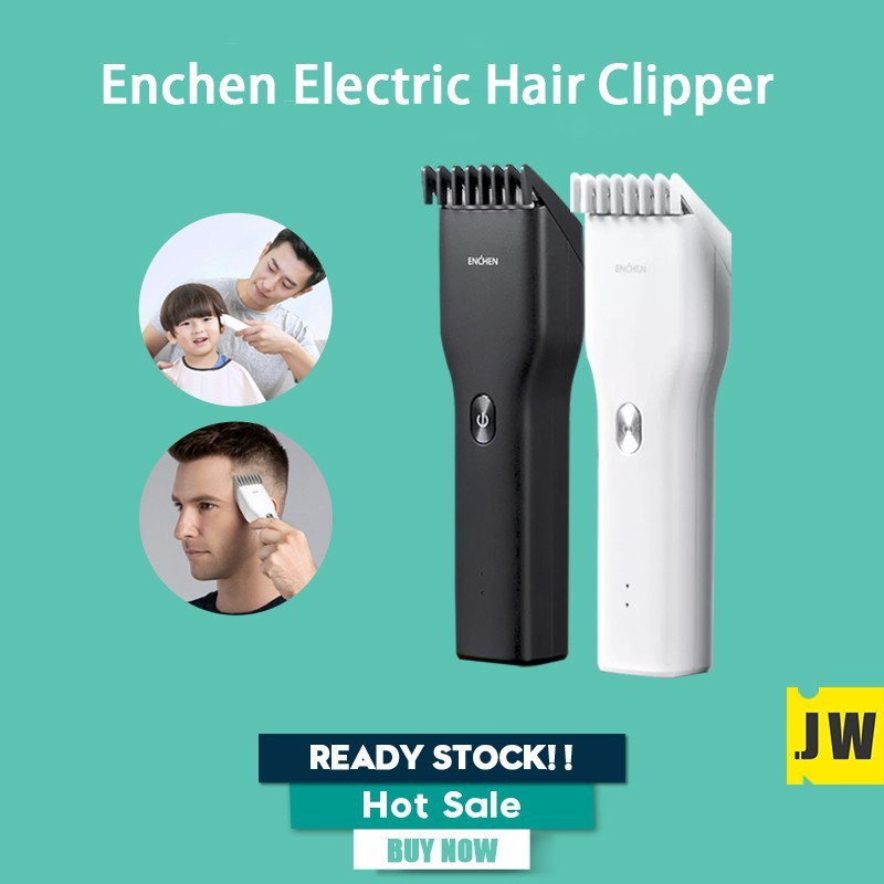 Alat Cukur Elektrik Enchen Rechargeable Hair Clipper Boost Ceramic Trimmer Hair Clipper