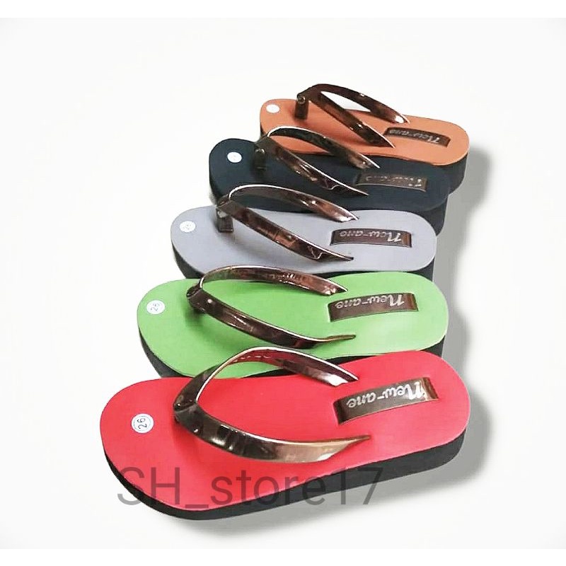 new sandal wedges anak wanita SOL KARET anti slip /wedges NEW_ANE