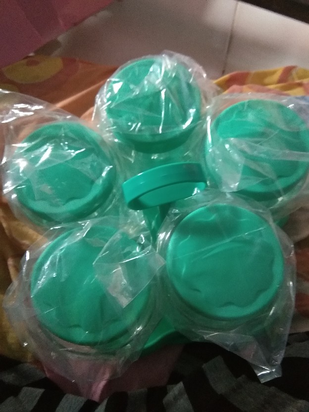 Dusdusan Technoplast Hanna Spin Canister Set Toples Lebaran Cantik Putar