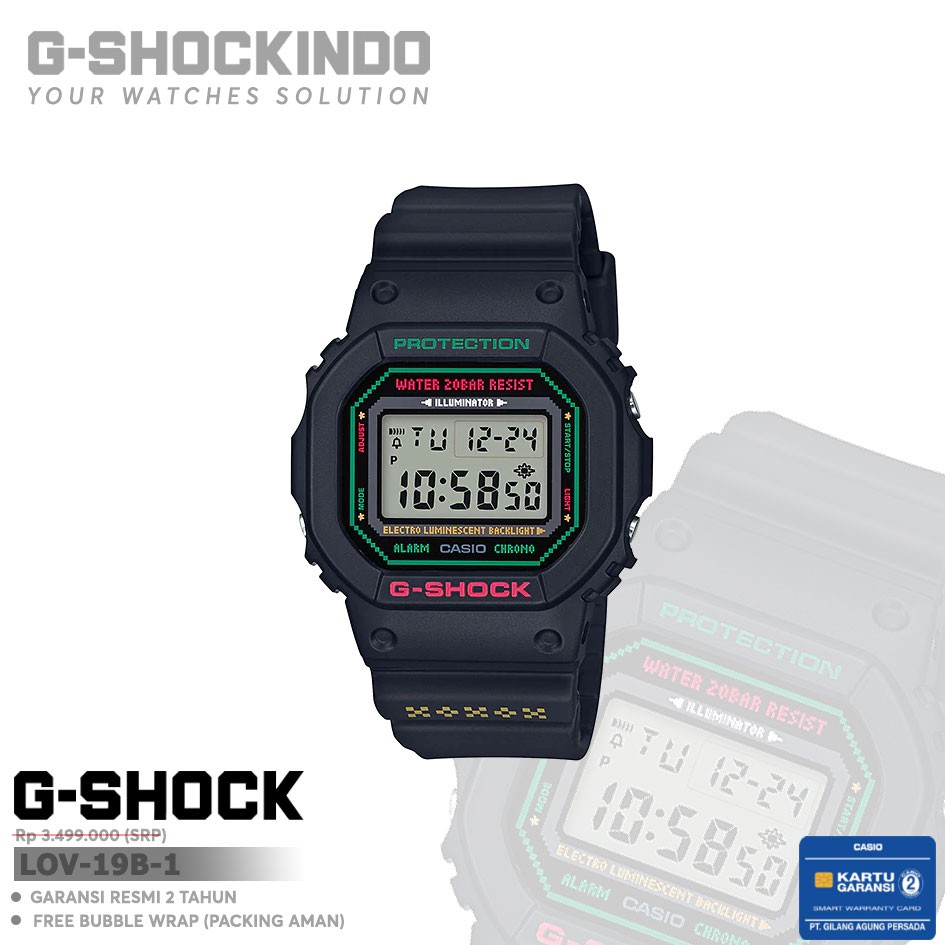 Casio G-Shock LOV-19B-1 / Baby-G LOV-19B-1 Original