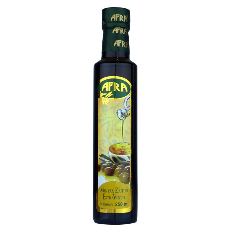 

Minyak Zaitun Extra Virgin Olive Oil Afra 250 Mili