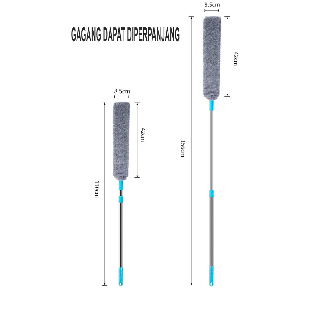 Sapu Pembersih Bawah Tempat Tidur /Sapu Pembersih Debu Multifungsi