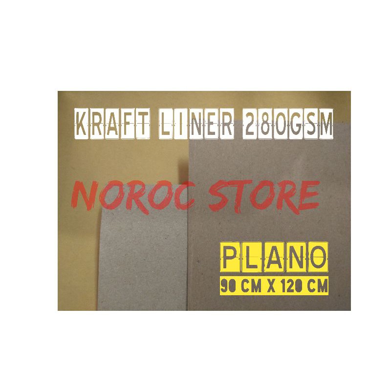 

Kraft Liner 280 gsm Plano 90 x 120