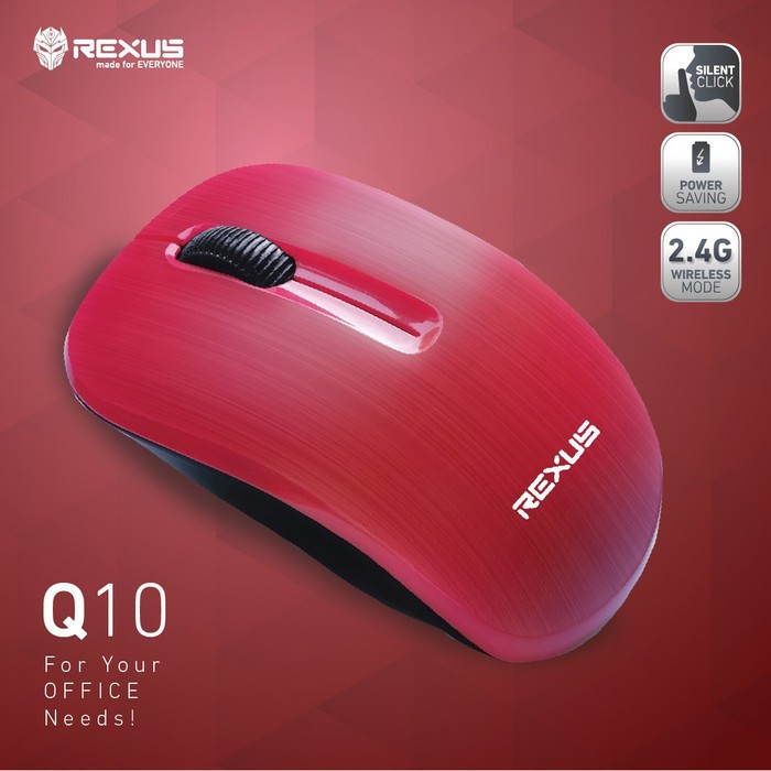 Mouse Rexus Q10 Office Wireless - Silent Click Mouse Nano USB