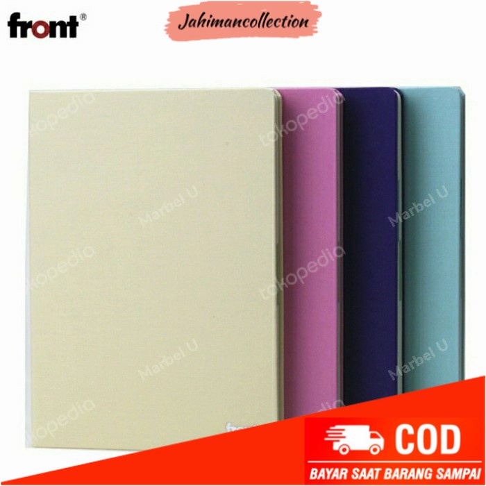 ✨ BISA COD ✨ Front Notebook Ukuran A5 / A6 Seri D97 - Notebook Front D97 Hard Cover - A6