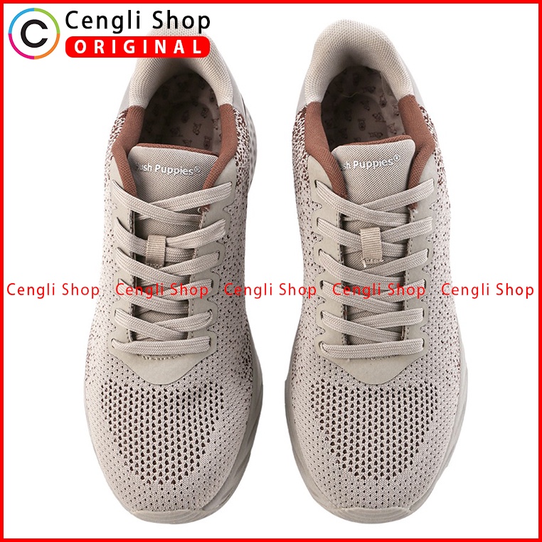 SEPATU SNEAKER PRIA HUSH PUPPIES ORIGINAL CASUAL KETS HIJAU HM015